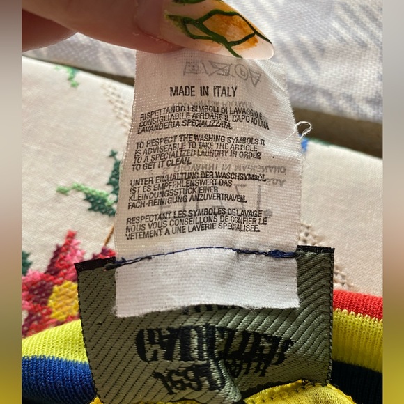 90s/Y2K JEAN PAUL GAULTIER MAILLE FUZZI TUBE DRESS MIDI SKIRT - Picture 8 of 11